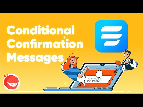 How to Set Conditional Confirmation Messages in Fluent Forms
