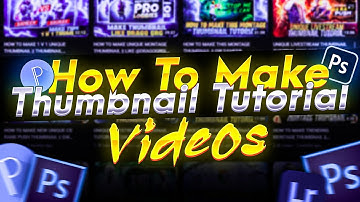 How To Make Thumbnail Tutorial Videos Like Me @GWSAMEER4 | First Time On Youtube 🔥