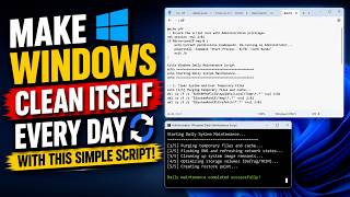Make Windows Clean Itself Every Day with This Simple Script!