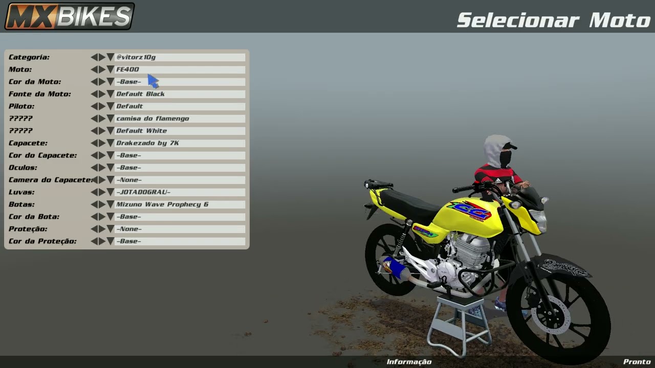 MEU PACK DE MOTOS PARA MX BIKES,primeiro pack 1.0