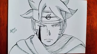 Pin on Boruto - Como desenhar Boruto