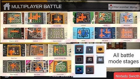 Super Bomberman R: All battle mode stages (Nintendo Switch)