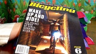 Gently Flipping Thru Bicycling Magazine, Soft Spoken Comments, ASMR, Gum Chewing, screenshot 4
