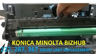 Download Lagu Konica Minolta Bizhub 287 Drum Unit Replacement, How To Change Konica Minolta 227, 367 Drum Unit MP3