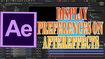Display Preferences on AfterEffects | AfterEffects Ultimate Guide | 083 #adobeaftereffects #adobe
