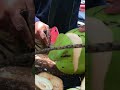 Crazy speed fresh coconut cutting skill shorts coconut streetfood explore viral fruit fyp