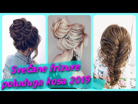 Video: Maturske frizure za dugu kosu 2019