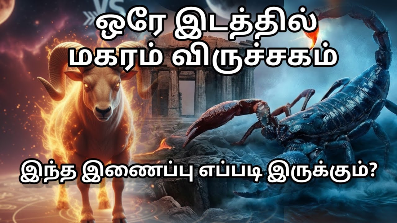🔥மகரம் - விருச்சிகம்: ஒரே இடத்தில் இருந்தால் | Capricorn & Scorpio Secrets