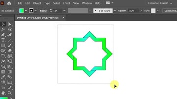 Create Seamless Geometric Star Pattern ✨ | Adobe Illustrator Tutorial