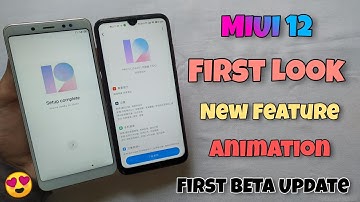 FIRST LOOK MIUI 12 - OFFICIAL MIUI 12 Beta Update Rollout | Check All New Features Quick Review