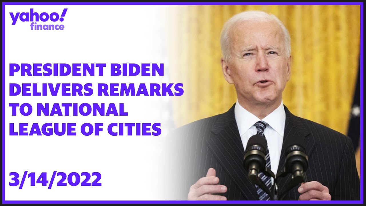 President Biden delivers remarks to National League of Cities - YouTube