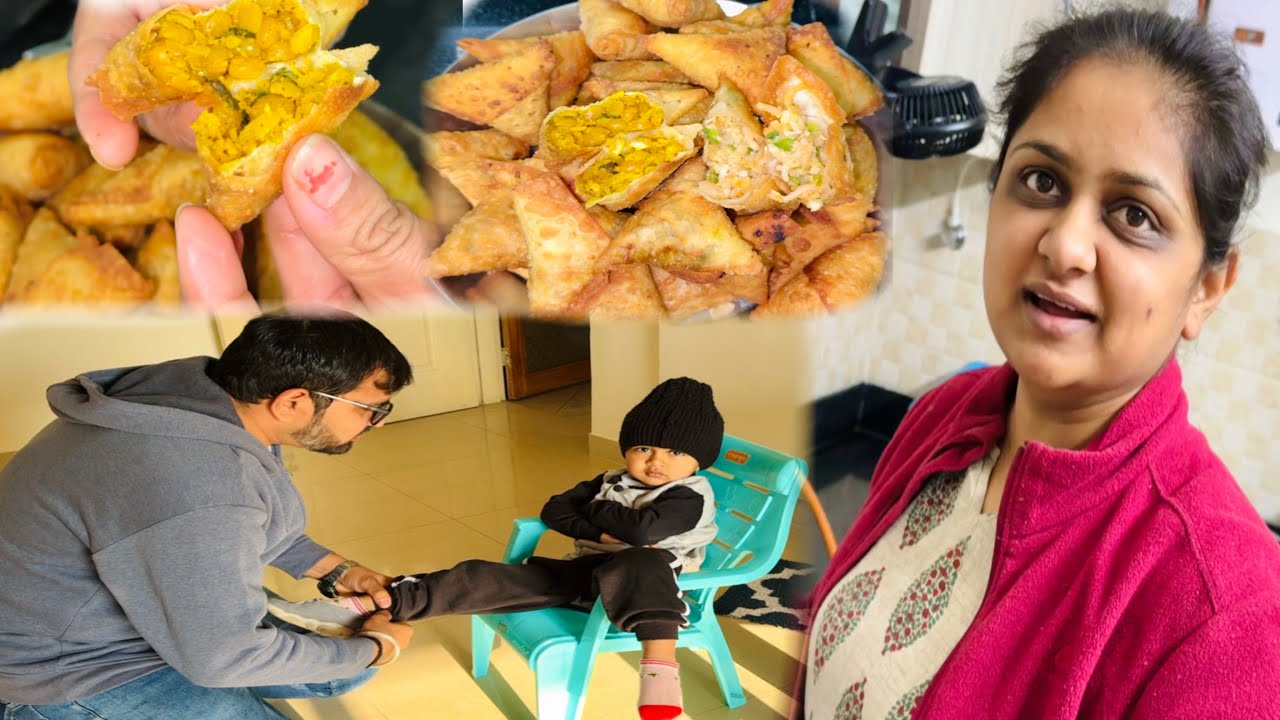 Dal ke samose | Santa clause bane Kiyan ke liye😅 - YouTube