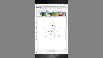 ABSTRACT FLORAL VECTOR DESIGN IN CORELDRAW || COREL DRAW TIPS & TRICKS