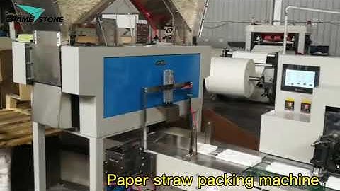 Aloha paper straw packing machine for multi straws Chamestone