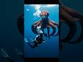 Giant octopus cahsing me 🐙😱 #underwater #ocean #art #drawing #game #dogs #nature #giant #fishing
