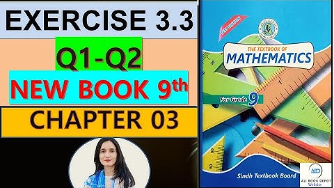 ALGEBRAIC EXPRESSIONS AND FORMULAS| Unit 3 Exercise 3.3 Class 9th Math New Book| STBB