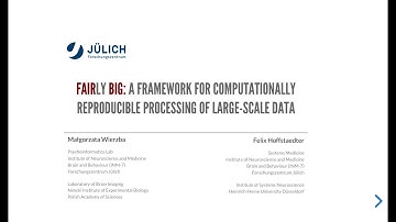 FAIRly big: A framework for computationally reproducible processing of large scale data