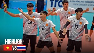 🇻🇳 VIE vs. 🇹🇭 THA- Highlights | Ngọc Thuân & Napadet - Final Asean Armies Volleyball Tournament 2023
