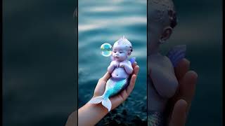 Mermaid Baby Magic ✨ #shorts #cute #ocean #ai #aiart #mermaid