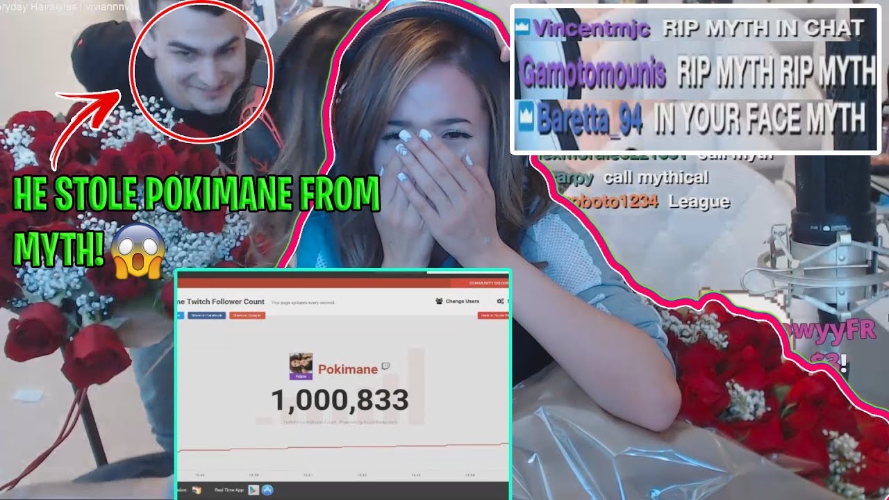 RANDOM DUDE STEALS POKIMANE'S HEART FROM MYTH!