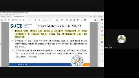 MIC&RFSD | Lecture-181 | Design of Low Noise Amplifiers Part-5