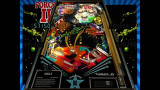 Force II Pinball Machine Gameplay (HD)