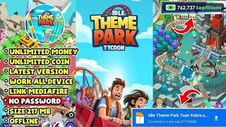 تحميل لعبة Idle Theme Park Tycoon مهكرة للاندرويد اخر اصدار screenshot 1