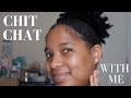 Let&#39;s Chit Chat- skincare routine, found a new way to style my hair, trying out individual lashes.