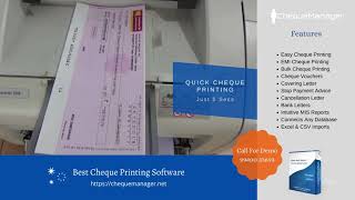 Best Cheque Printing Software screenshot 1
