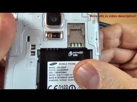 Samsung Galaxy S5 Neo How To Insert Sim Card And Micro Sd Card