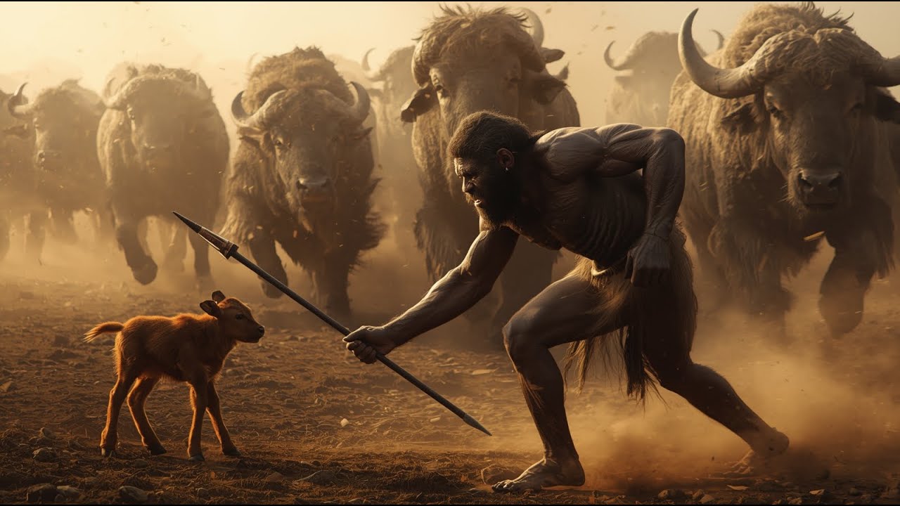 Life 2 Million Years Ago | Homo Erectus vs Buffalo Stampede – Guardian ...