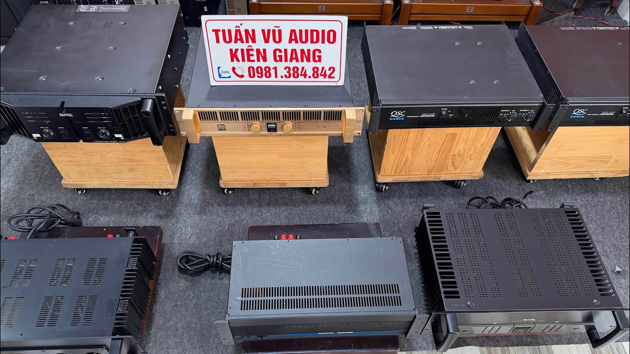 Em về Đẩy Ramsa 9440 .Đẩy QSC 2450 và QSC 1450 .Đẩy Yamaha PC1002 ☎️0981384842