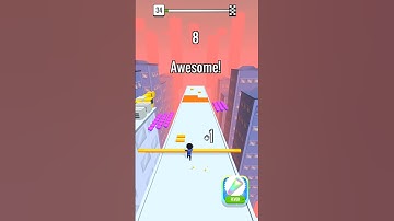 Roof Rails Android Gameplay Level 034 #shorts #gaming #RoofRails