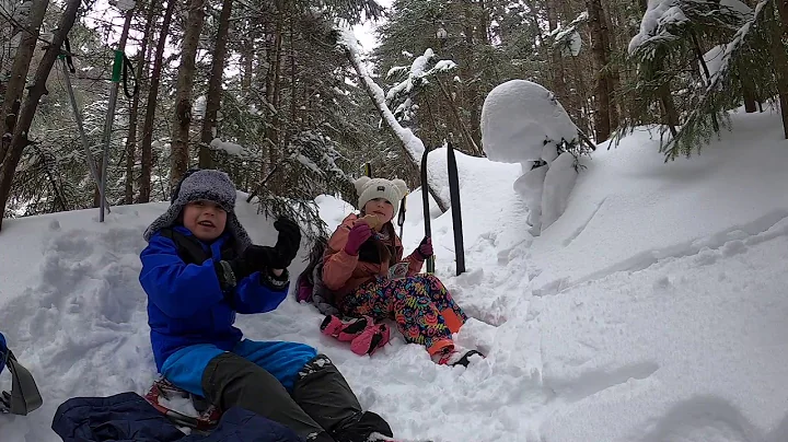 Family XC Ski Trip from Adirondack Loj to Avalanch...