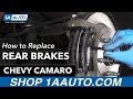 How to Replace Rear Brakes 2010-14 Chevy Camaro