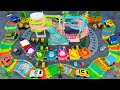 15 minutes of satisfying Peppa Pig slide roller coaster toy ASMR | Toy