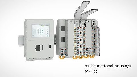 Housing solution ME-IO for modular control systems
