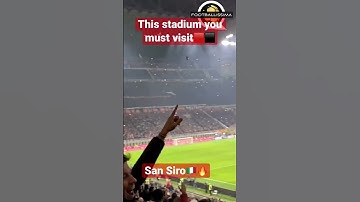 Thumbnail of San Siro song Sara perche ti amo. On fire🔥 #football #milan #sansiro