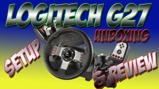 Logitech G27: Unboxing, Review & Setup! - YouTube