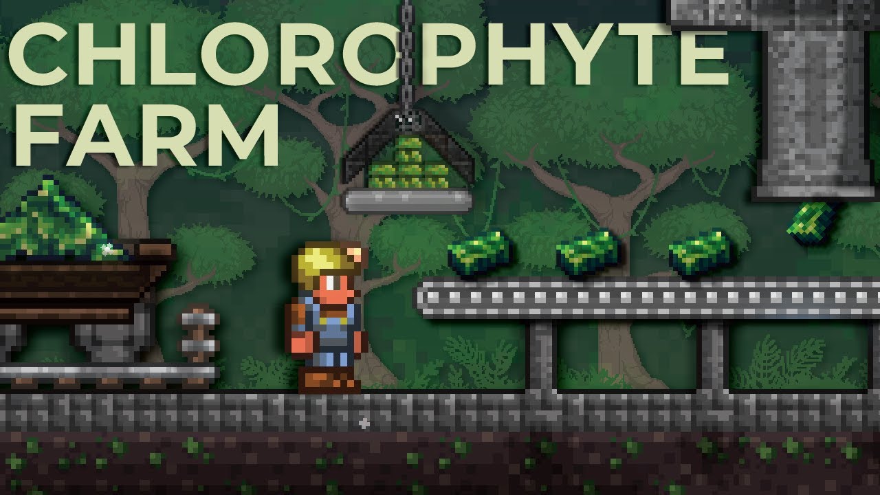 How to Farm Chlorophyte in Terraria 1.4.4 YouTube