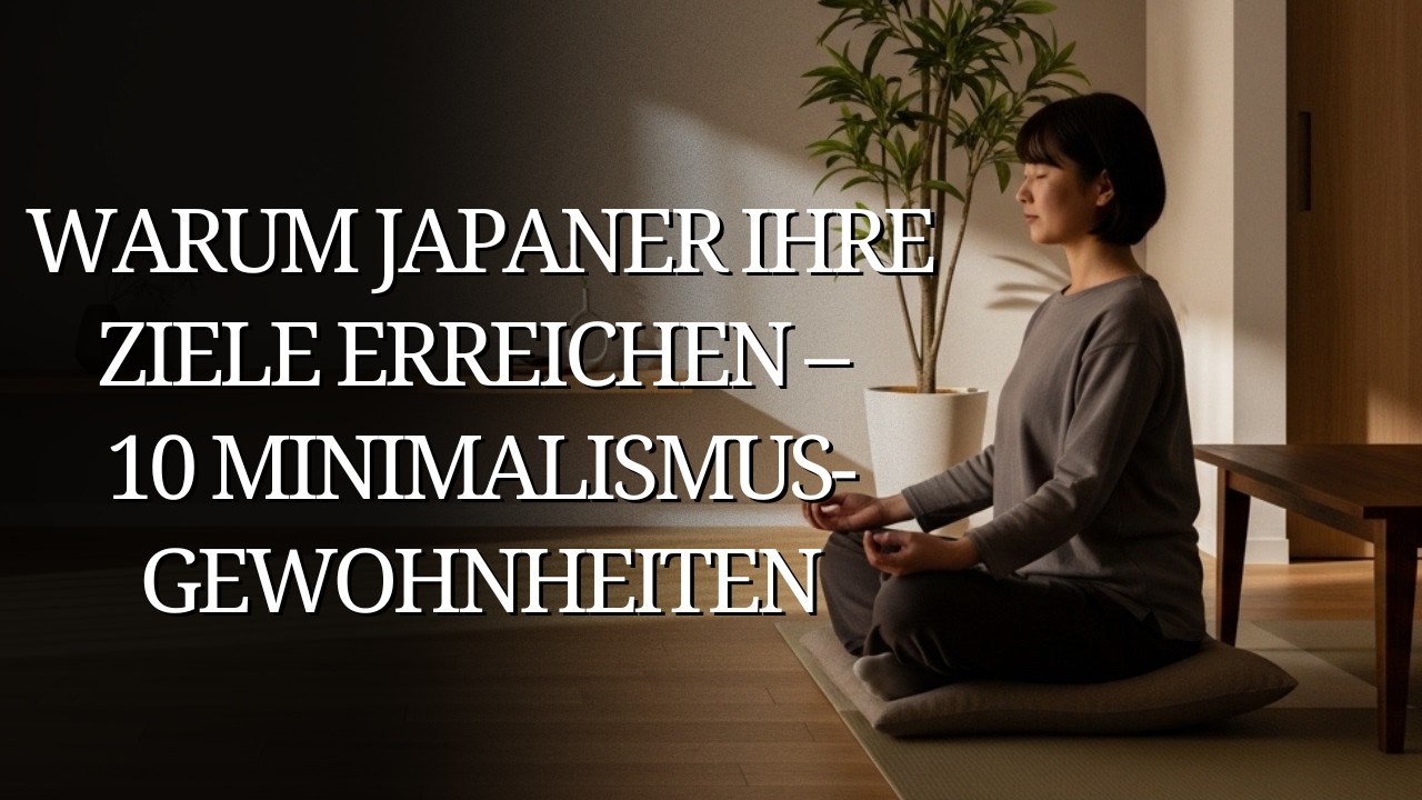 Warum Japaner ihre Ziele erreichen – 10 Minimalismus-Gewohnheiten