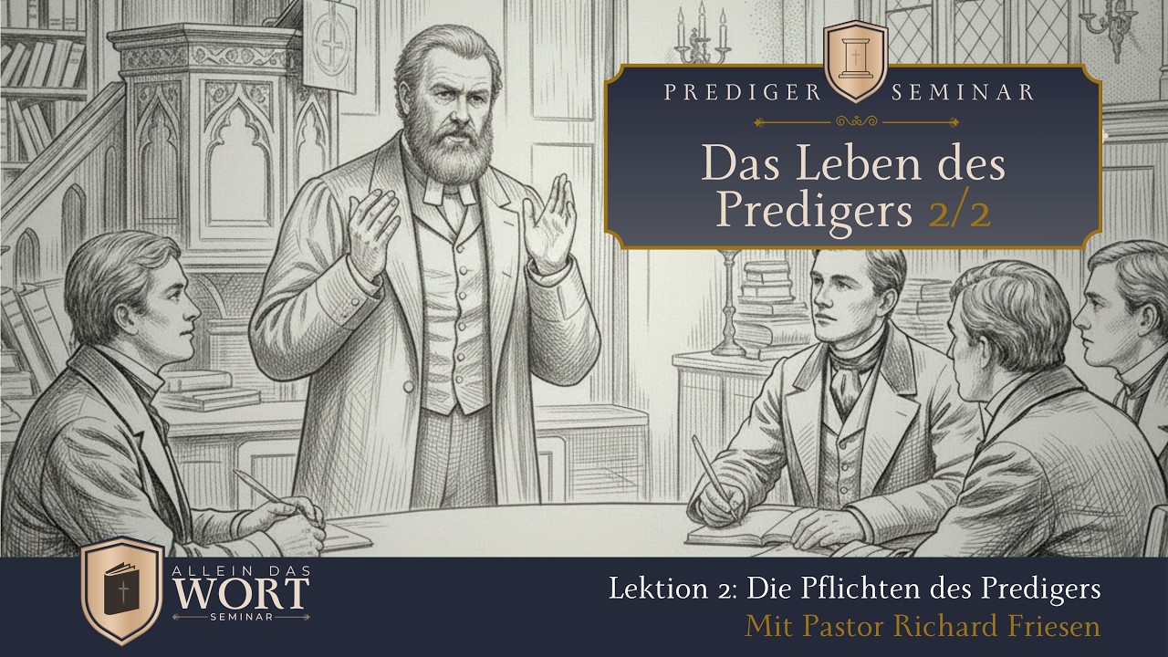 Die Pflichten des Predigers - Lektion 2 (Prediger Seminar)