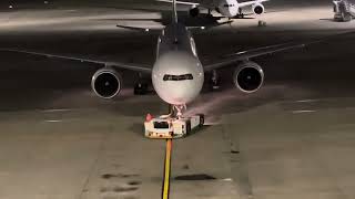 長榮航空BR52 桃園-休士頓 後推及引擎啟動（EVA AIR 777 TPE-IAH Houston GE-90 startup)