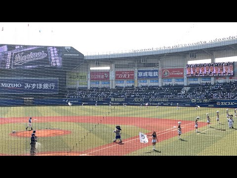 現地映像 両スタメン発表シーン  2021年 3月31日 千葉ロッテマリーンズ 対 東北楽天ゴールデンイーグルス（ZOZOマリンスタジアム）