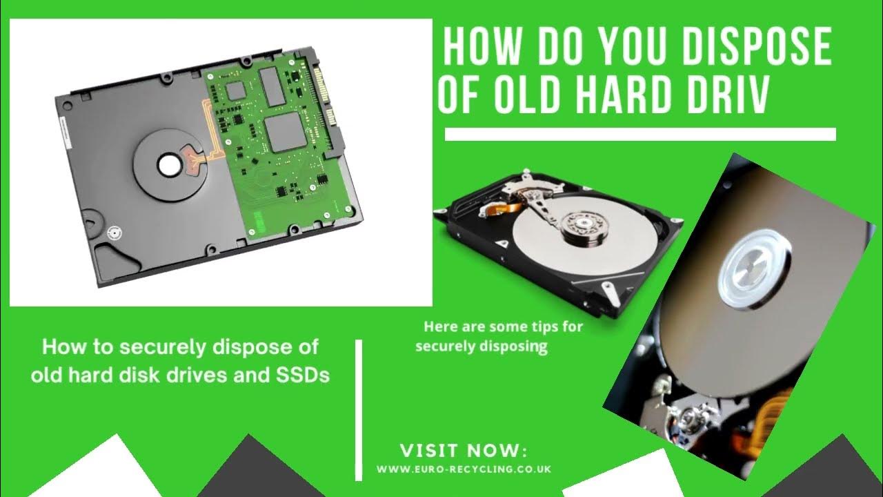 How to dispose of old hard drives Destroy hard drive Securely dispose of old disk drives and