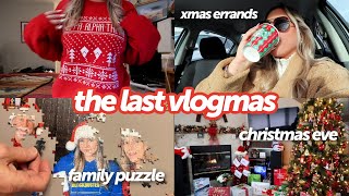 vlogmas day 12: drummer boy, old dance videos, errands, family puzzle joke &amp; MERRY CHRISTMAS