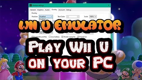 Play Wii U Games on your Computer with CEMU Emulator