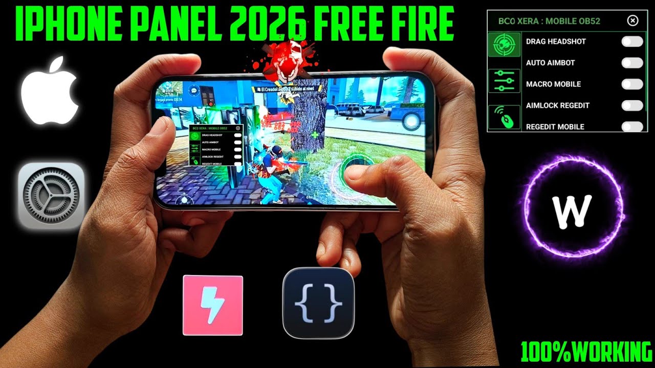 iPhone panel free fire 2026| ios panel free fire |iPhone & ios panel exposed free fire purchase &buy