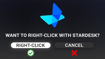 Rechtsklikken in de StarDesk-app