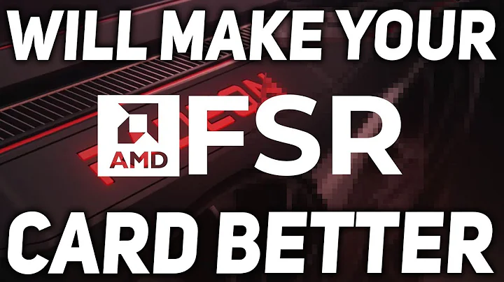 AMD FSR：讓你的顯卡更強大！